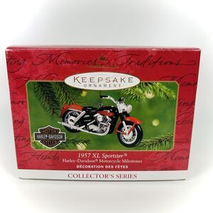 Hallmark 1957 XL Sportster  Harley-Davidson Motorcycle Keepsake Ornament 2001 #3